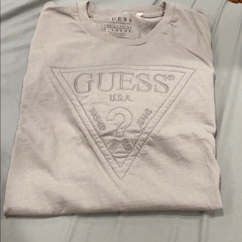 Men’s Guess Grey T shirt size Large